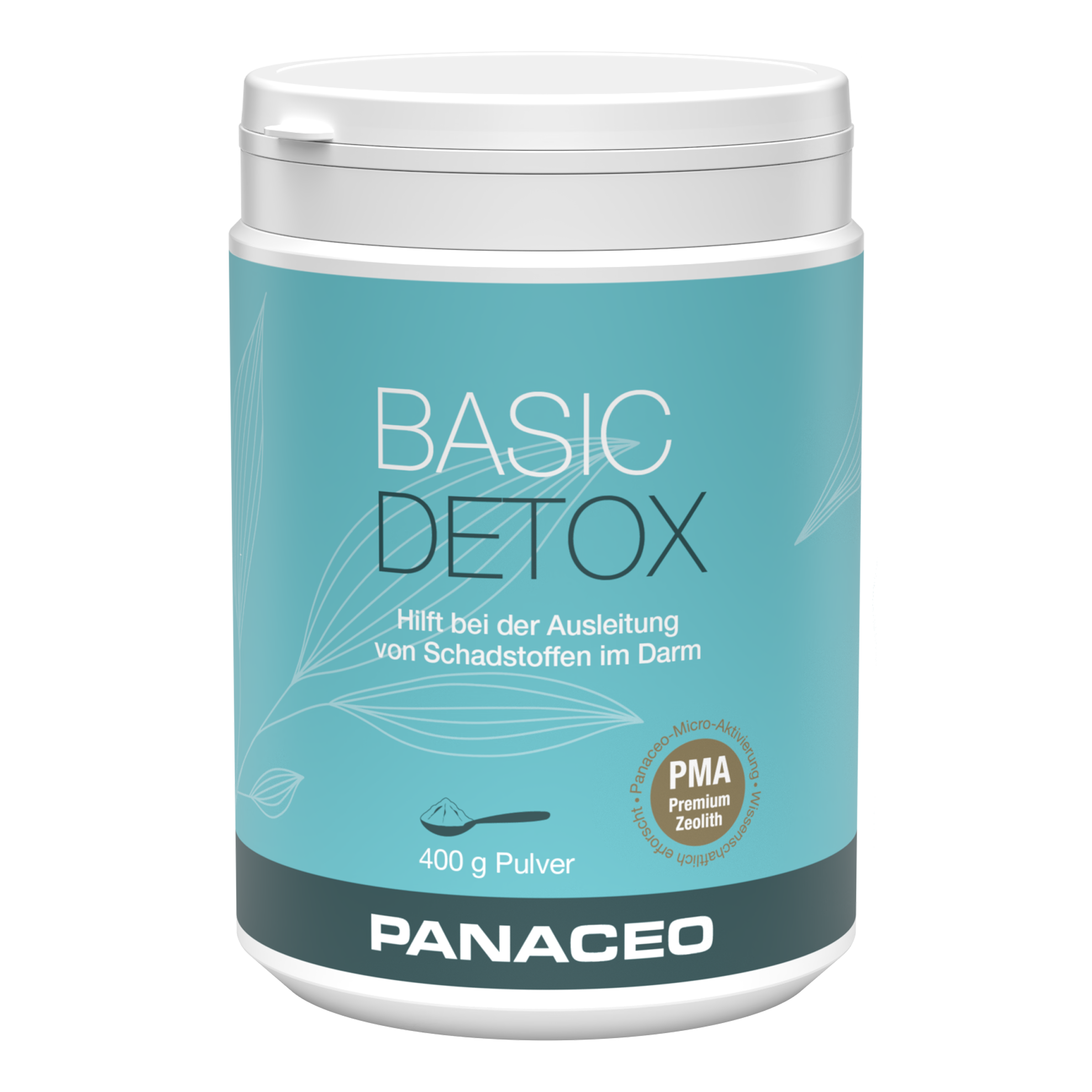 PANACEO BASIC DETOX — PMA zeolit prah 400 g za detoksikaciju organizma