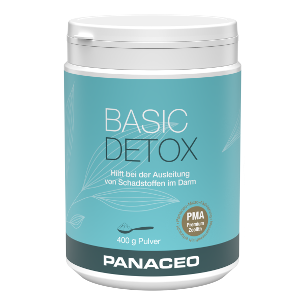 PANACEO BASIC DETOX — PMA zeolit prah 400 g za detoksikaciju organizma
